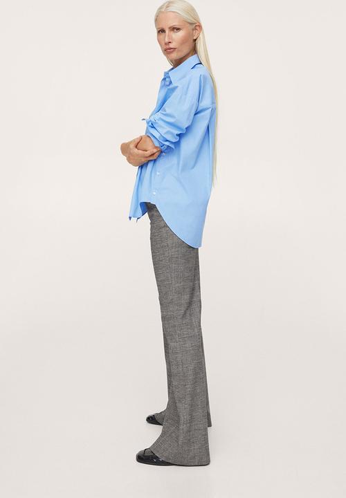 MANGO - Shirt celeste - light pastel blue