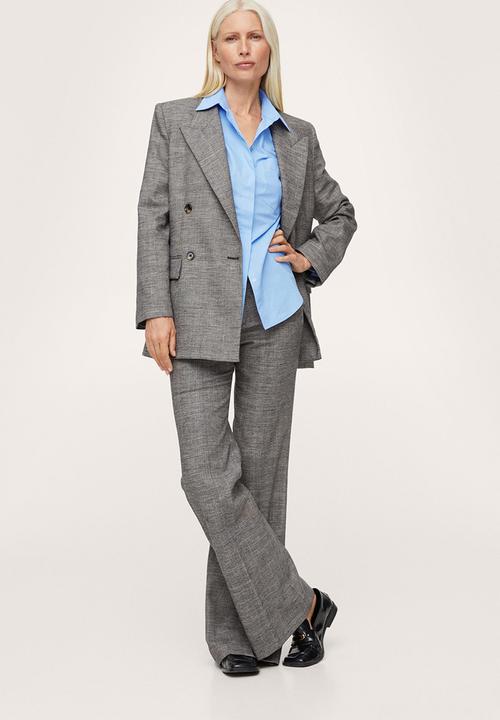 MANGO - Shirt celeste - light pastel blue