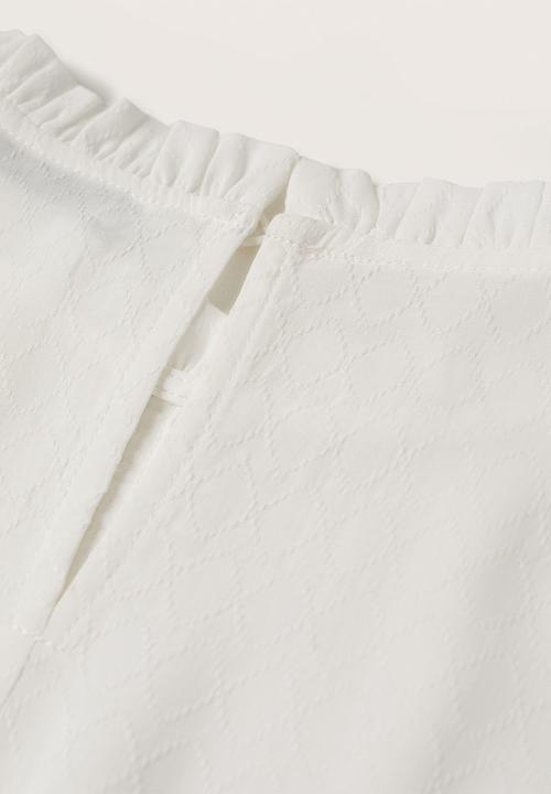 MANGO - Blouse jack - white