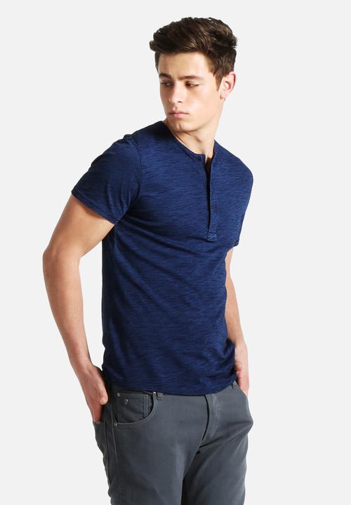 G-STAR - Indigo Grandad T-shirt 