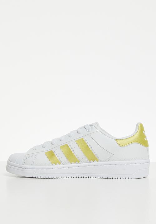 adidas Originals - Superstar ot tech w - h05641 - crystal white/gold met./ftwr white