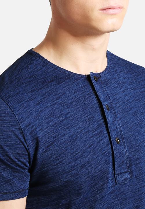 G-STAR - Indigo Grandad T-shirt 