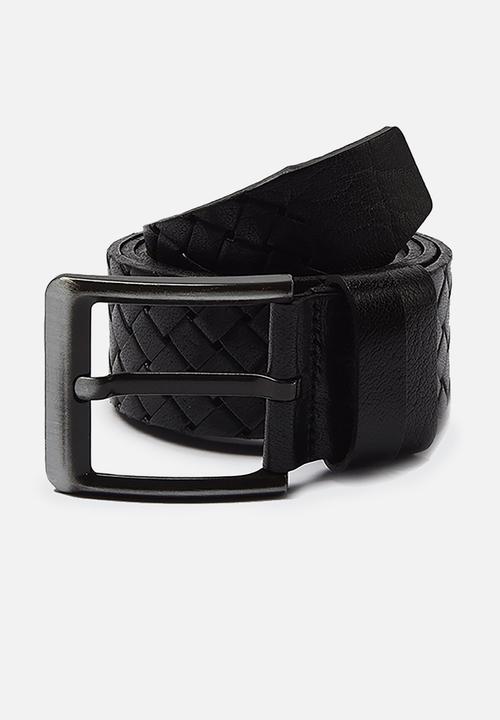 Trendyol - Basic belt twin pack - black