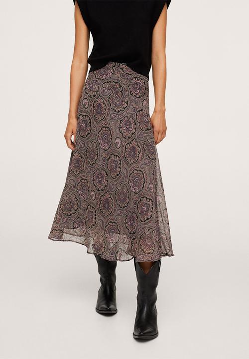 MANGO - Skirt morocca - light pastel purple