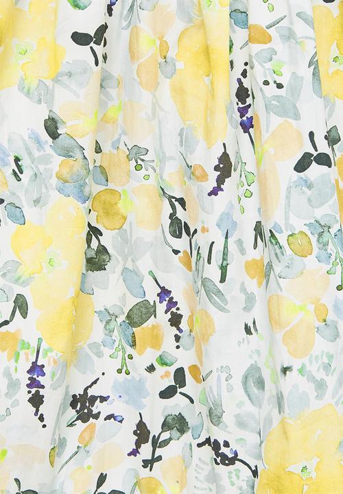 MILLA - Tie back detail mini dress - multi floral