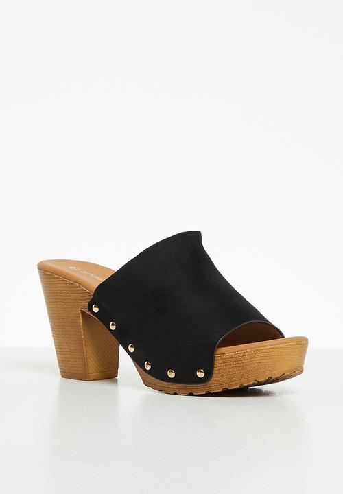 Superbalist - Rochelle open block heel - black