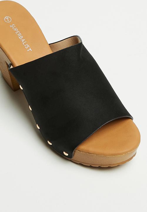 Superbalist - Rochelle open block heel - black