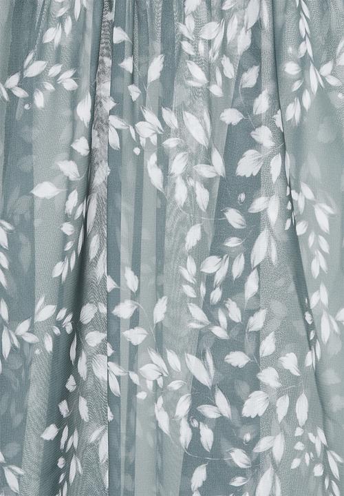 edit - Chiffon puffed sleeve blouse - dusty sage ditsy
