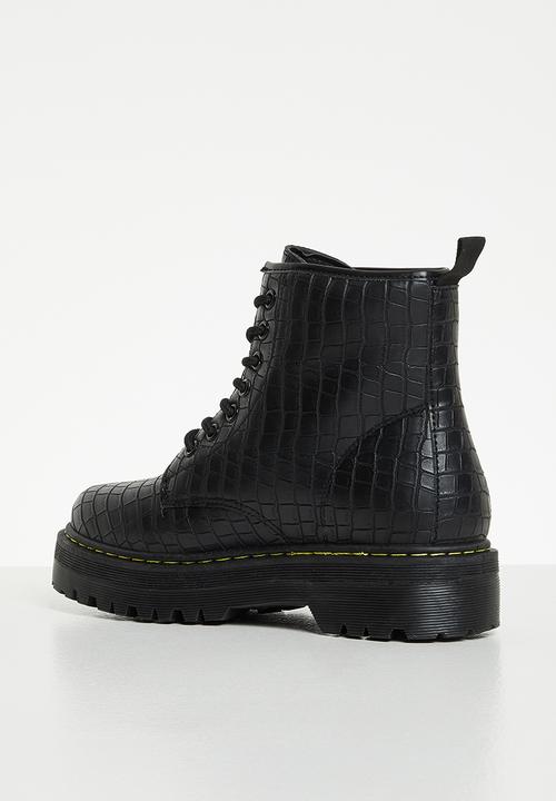 Superbalist - Roe lace up boot - black