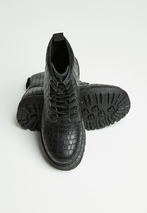 Superbalist - Roe lace up boot - black
