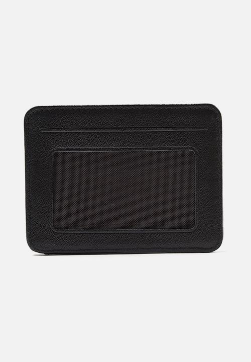 Trendyol - Small leather wallet - black
