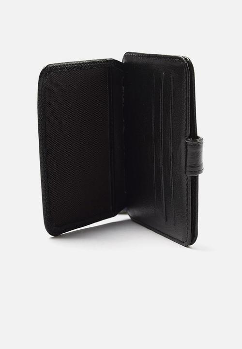 Trendyol - Small leather wallet - black