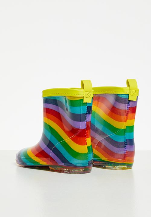 Pop Candy - Girls stripe rainboots - multi