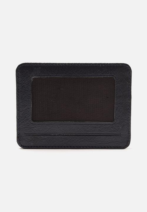 Trendyol - Clip leather wallet - navy