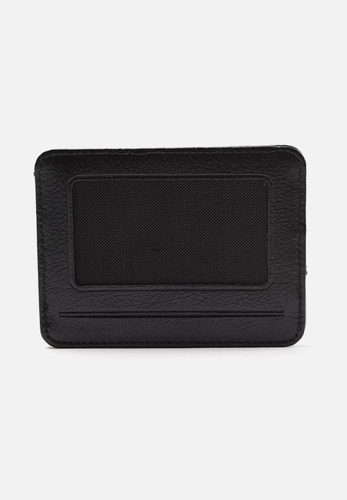 Trendyol - Clip leather wallet - black