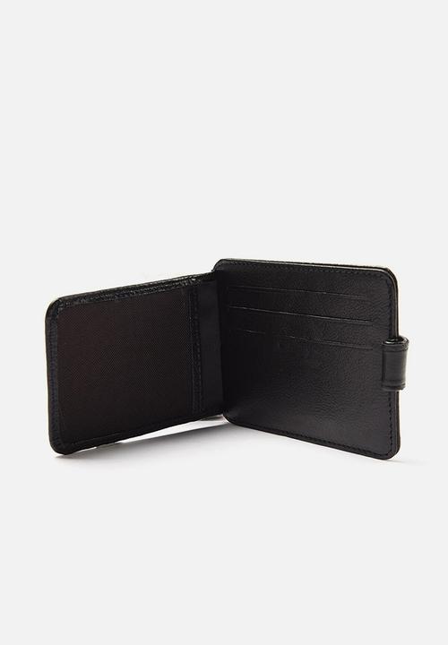 Trendyol - Clip leather wallet - black
