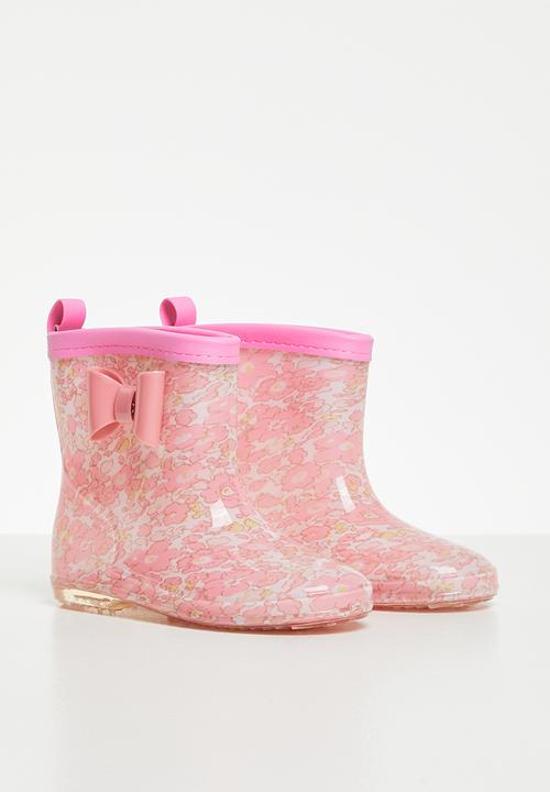 Pop Candy - Rainboots with bow - pink