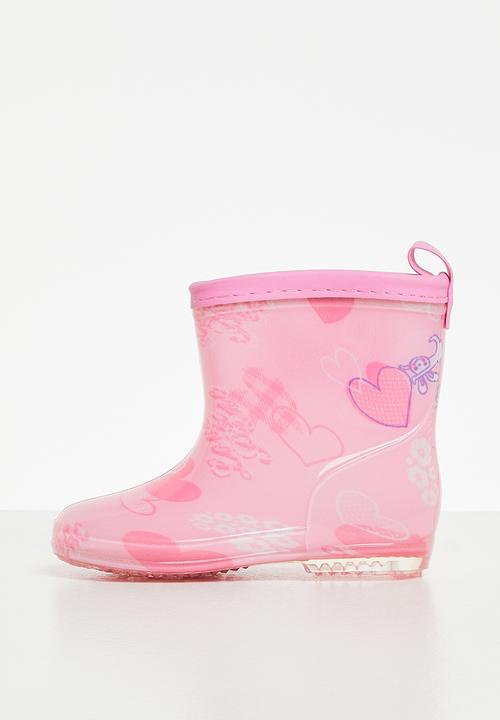 Pop Candy - Girls rainboots with bow - pink