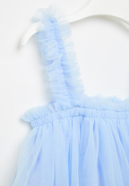 Pop Candy - Girls mesh dress - blue