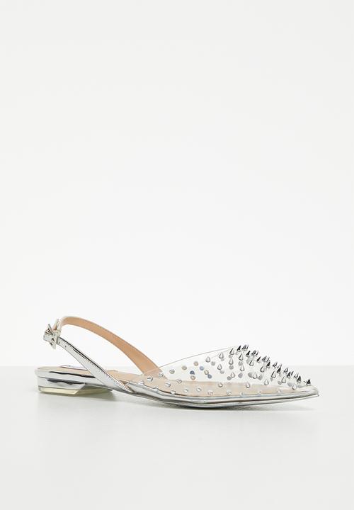 Steve Madden - Josey-s slingback - silver & clear