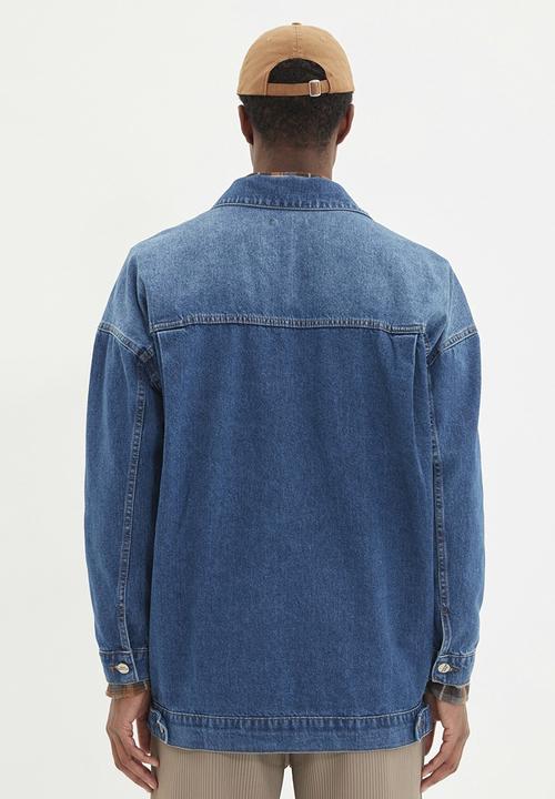 Trendyol - Abrasion detailed jacket - indigo
