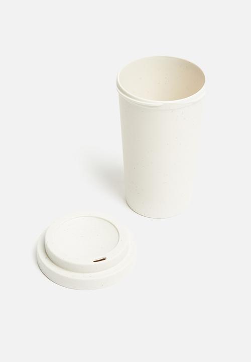 Excellent Houseware - Melamine drinking mug - white