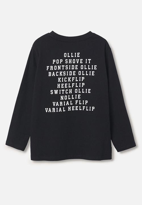 MANGO - T-shirt wheels - black