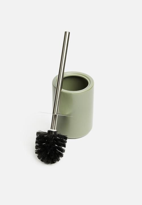 Bathroom Solutions - Dolomite toilet brush holder - green
