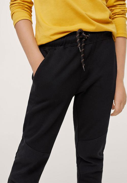 MANGO - Trousers mountain - black