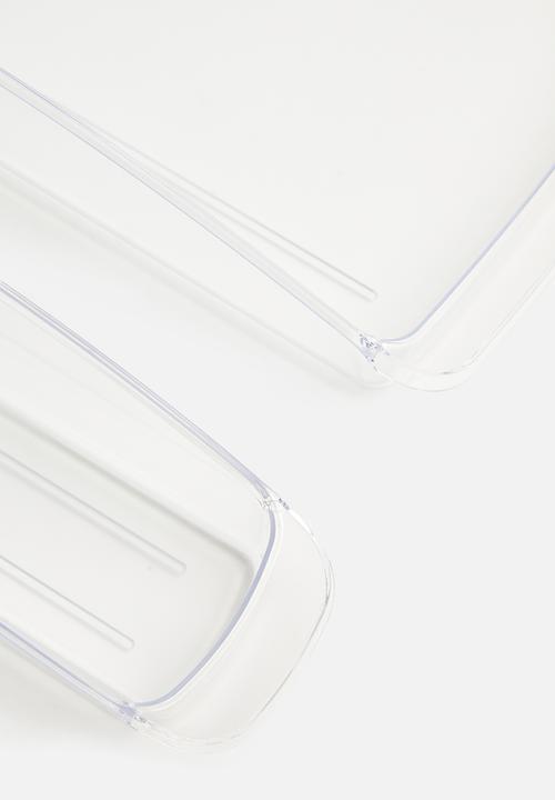Storage Solutions - Fridge organiser set of 3 - clear