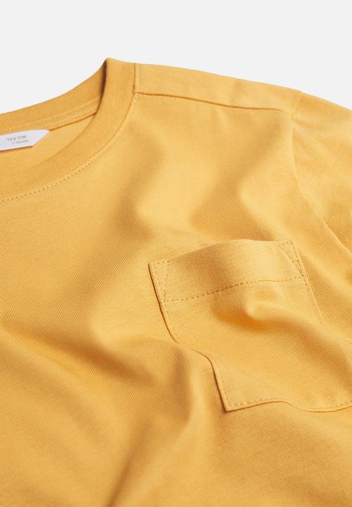 MANGO - T-shirt basicat 1 - medium yelllow
