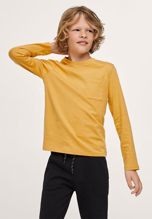 MANGO - T-shirt basicat 1 - medium yelllow