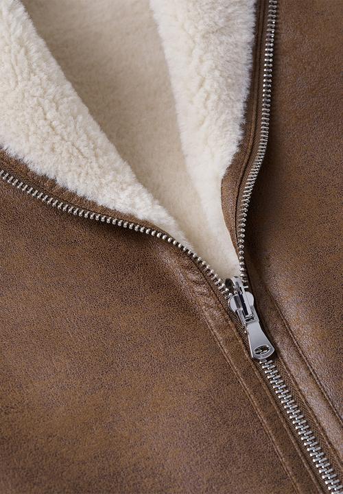 MANGO - Coat rulo - light beige