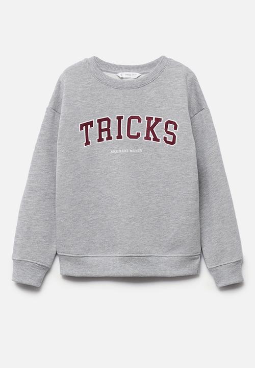 MANGO - Sweatshirt tricks - medium gray