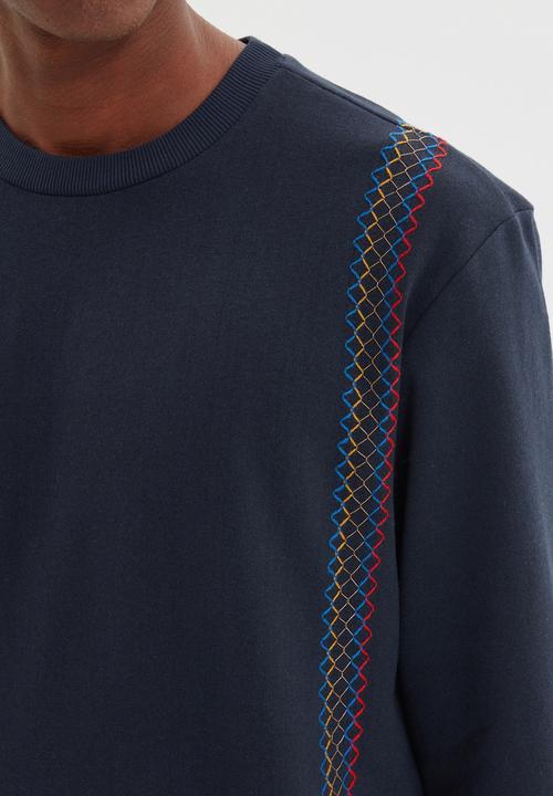 Trendyol - Patterned sweater - navy