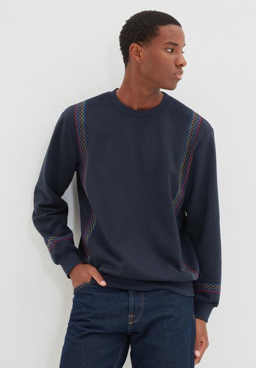 Trendyol - Patterned sweater - navy