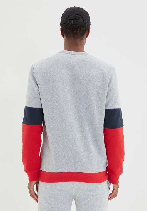 Trendyol - Looney toons colour block sweater - grey & red 