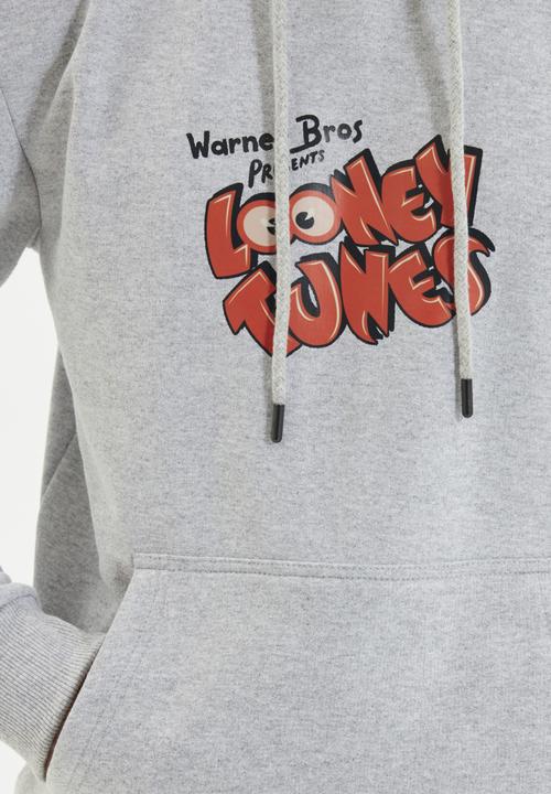 Trendyol - Looney toons printed hoodie - grey