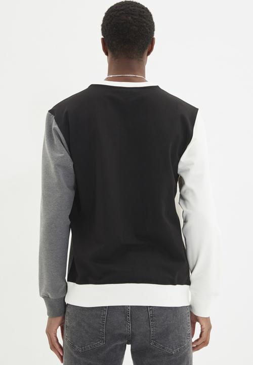 Trendyol - Colour block sweater - black