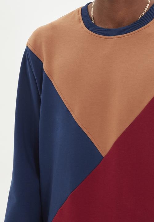 Trendyol - Colour block sweater - camel