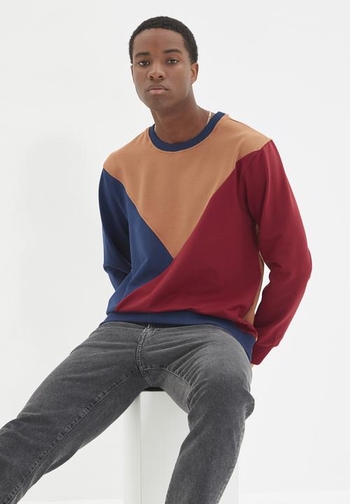 Trendyol - Colour block sweater - camel