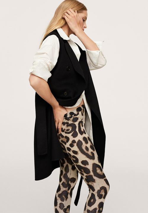 MANGO - Leggings albana - brown
