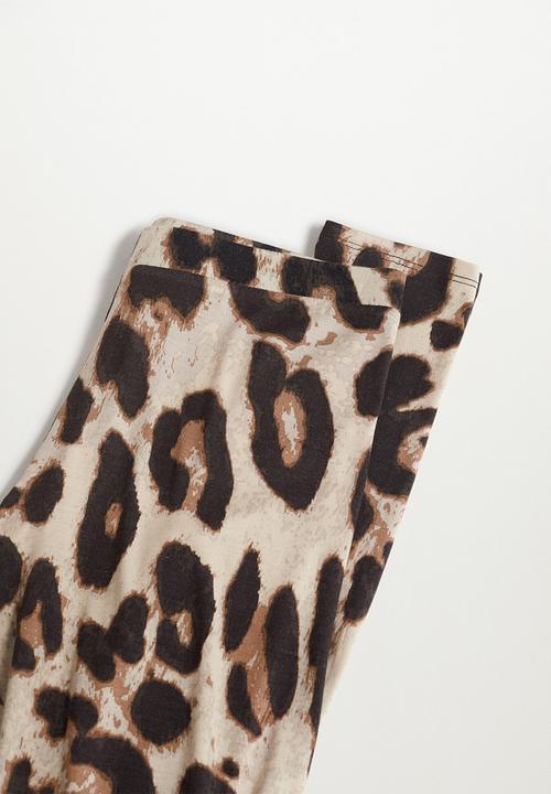 MANGO - Leggings albana - brown