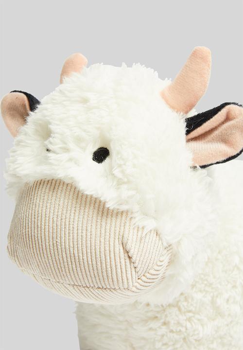 H&S - Moo-cow door stop - white