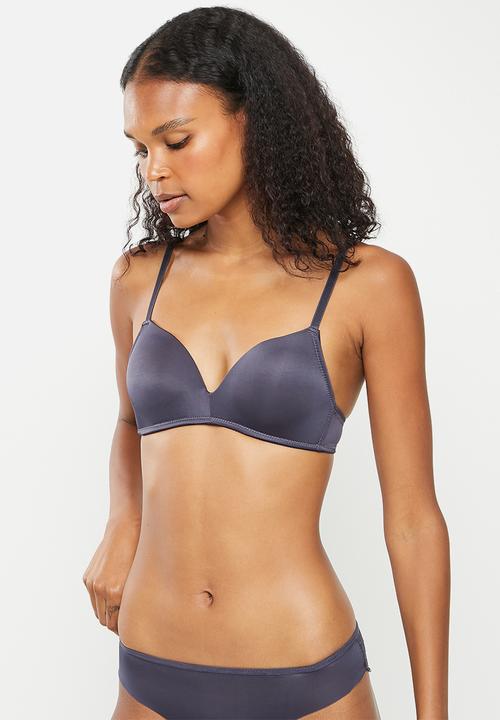 KANGOL - 2 pack non wire comf bra - petrol & white