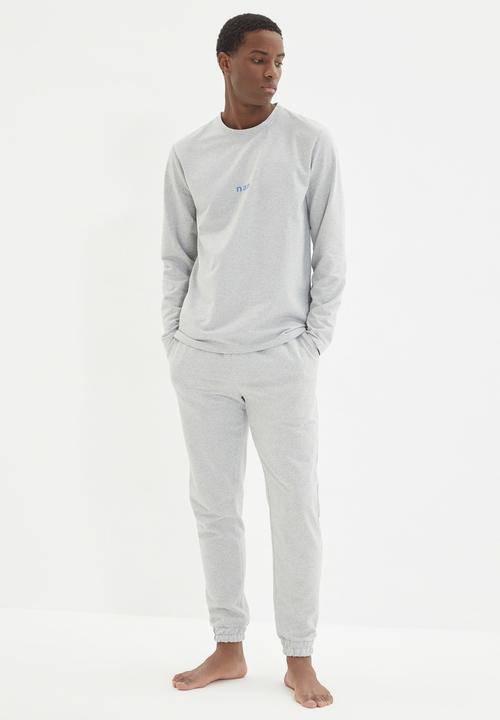 Trendyol - Long sleeve top & pants sleep set - grey