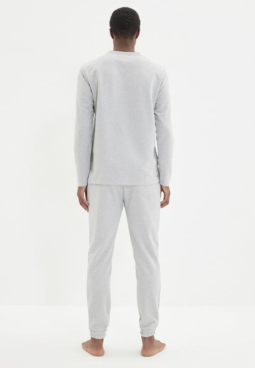 Trendyol - Long sleeve top & pants sleep set - grey