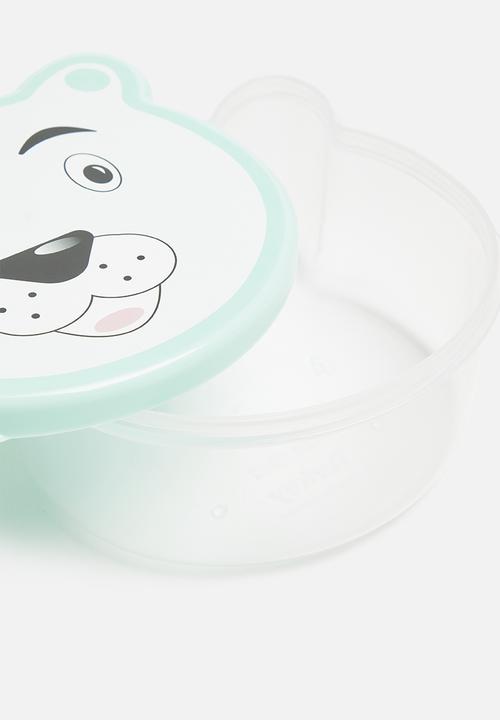 H&S - Boy bear snack box set of 4 - blue