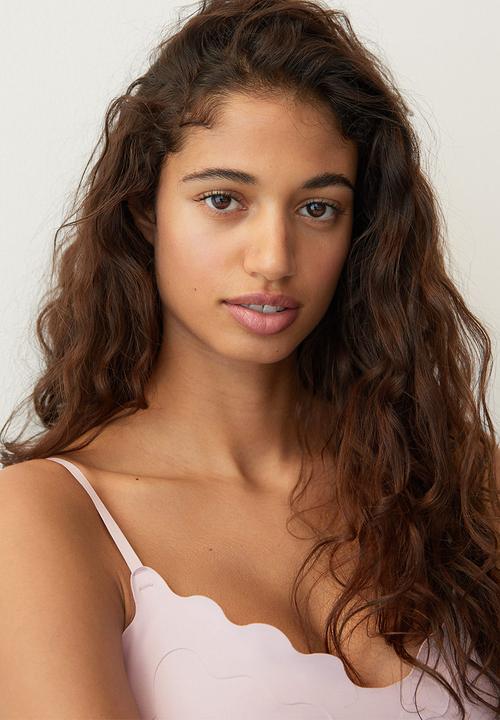 MANGO - Swimsuit wavy - lilac