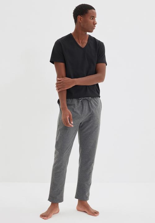 Trendyol - Plain sleep pants - grey